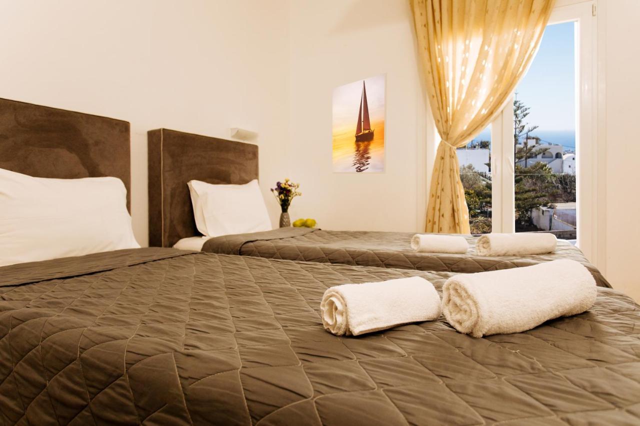 Nikos Hotel Karterados  Bagian luar foto