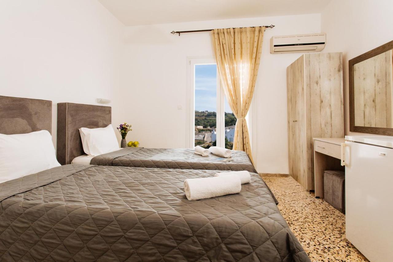 Nikos Hotel Karterados  Bagian luar foto