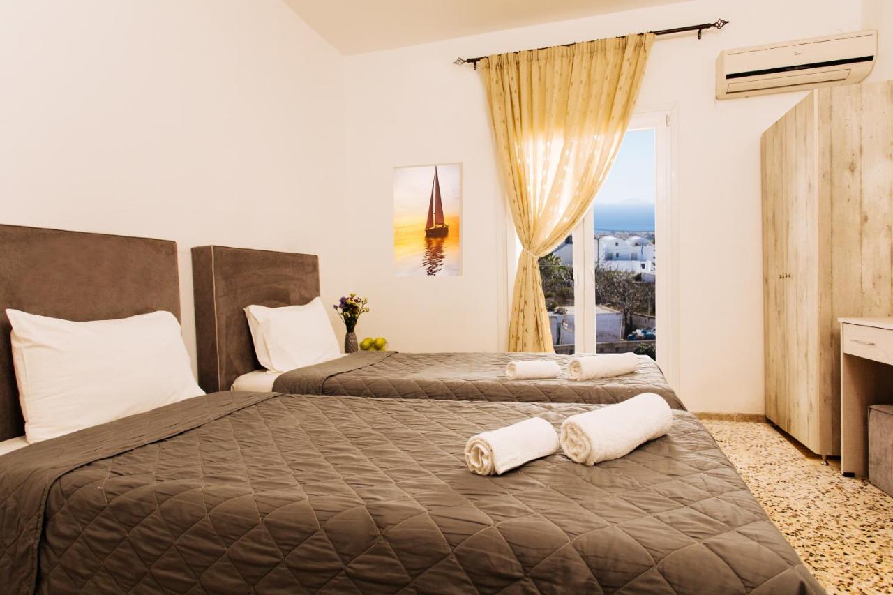 Nikos Hotel Karterados  Bagian luar foto