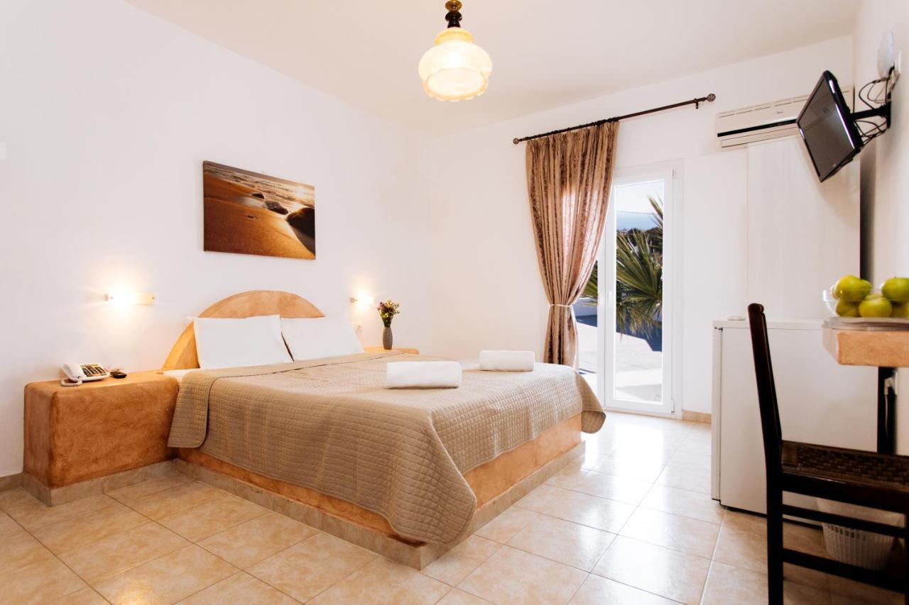 Nikos Hotel Karterados  Bagian luar foto