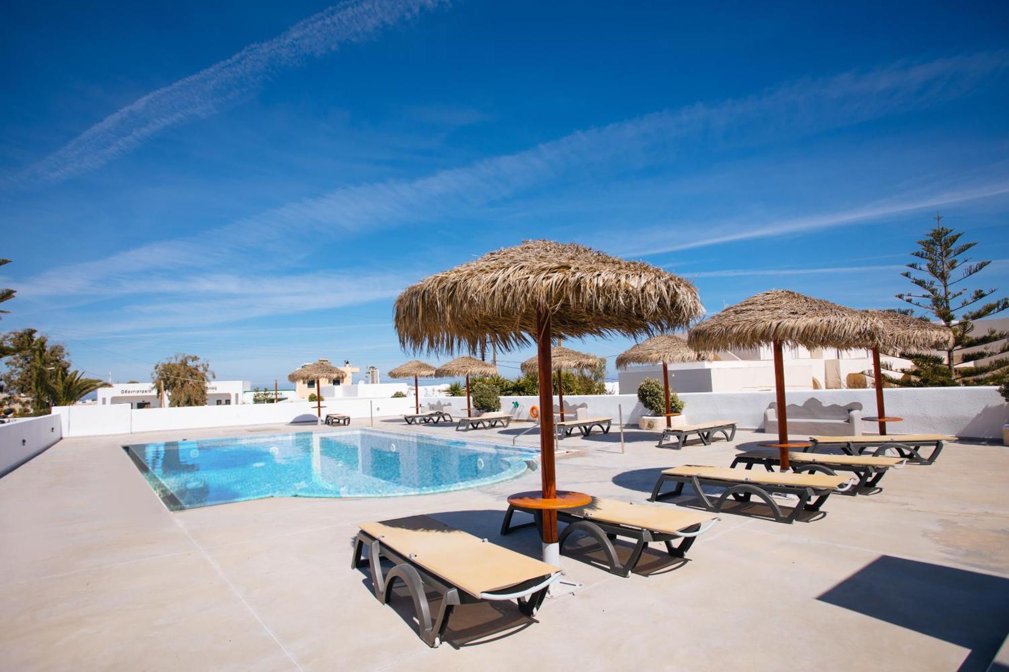 Nikos Hotel Karterados  Bagian luar foto