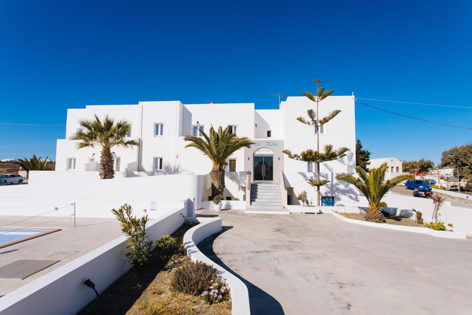 Nikos Hotel Karterados  Bagian luar foto