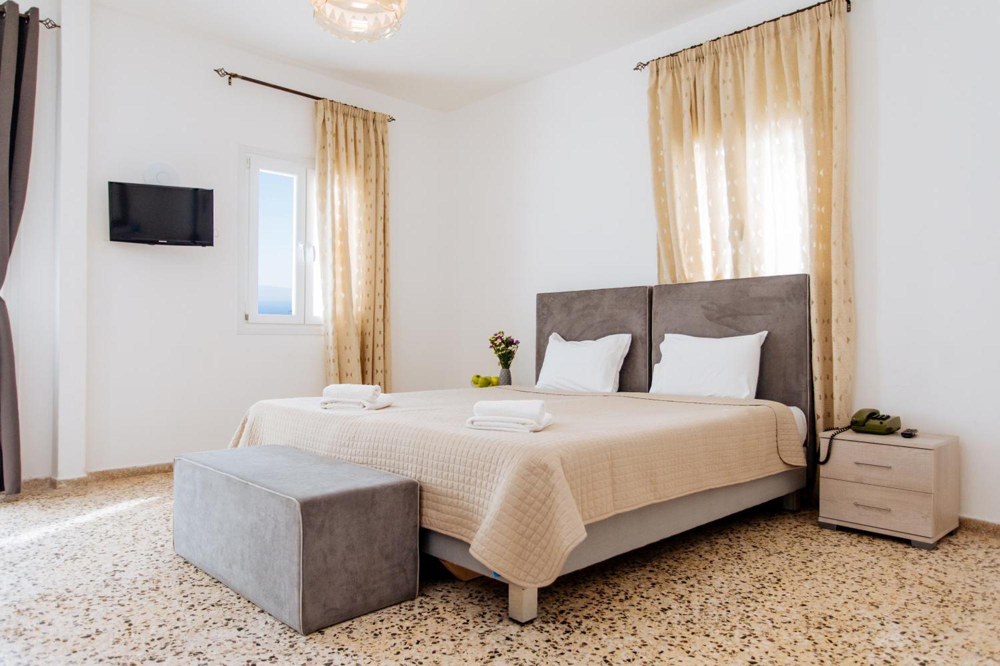 Nikos Hotel Karterados  Bagian luar foto