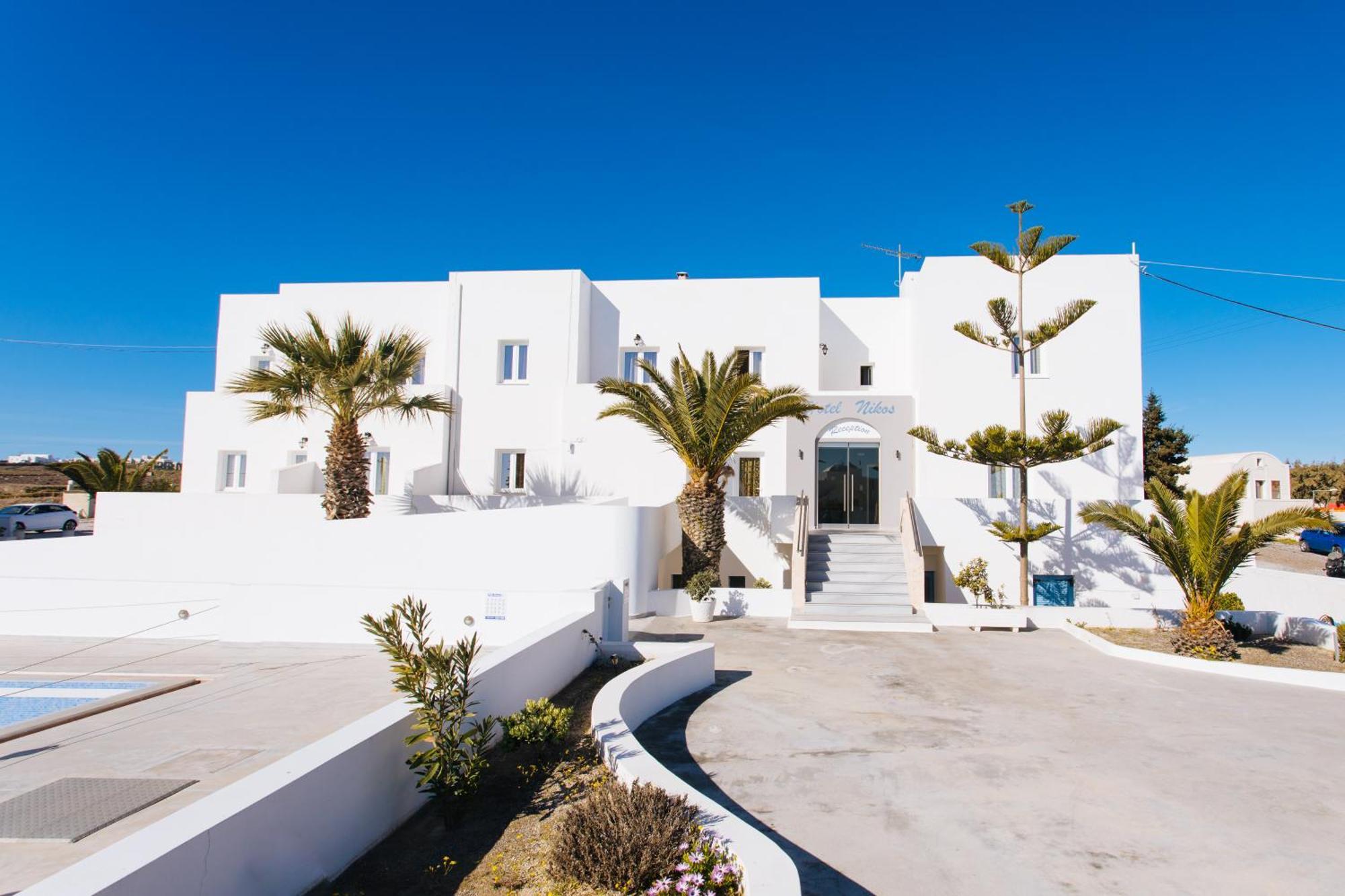 Nikos Hotel Karterados  Bagian luar foto