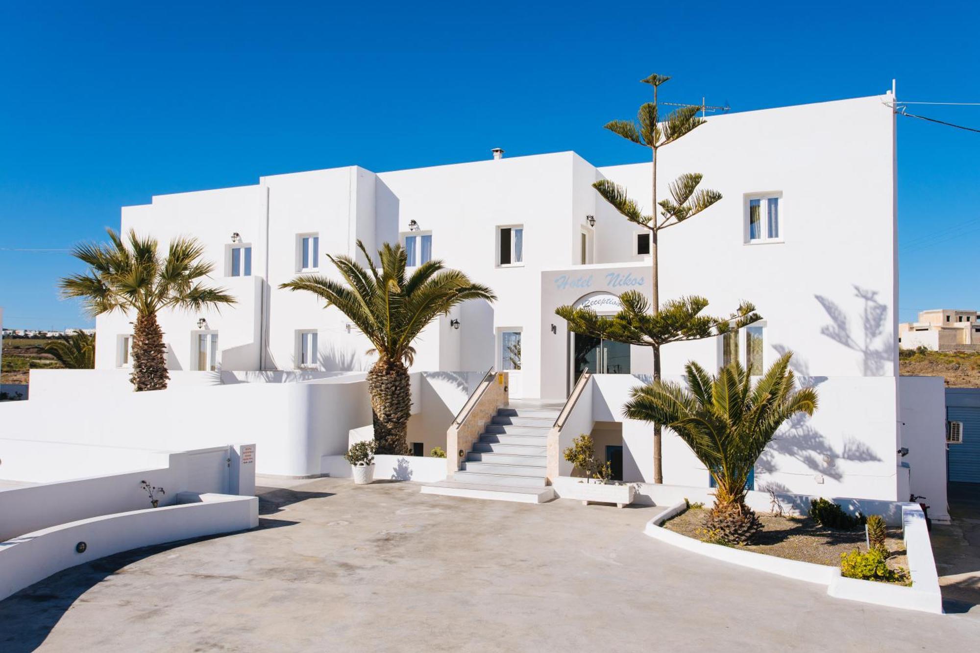 Nikos Hotel Karterados  Bagian luar foto