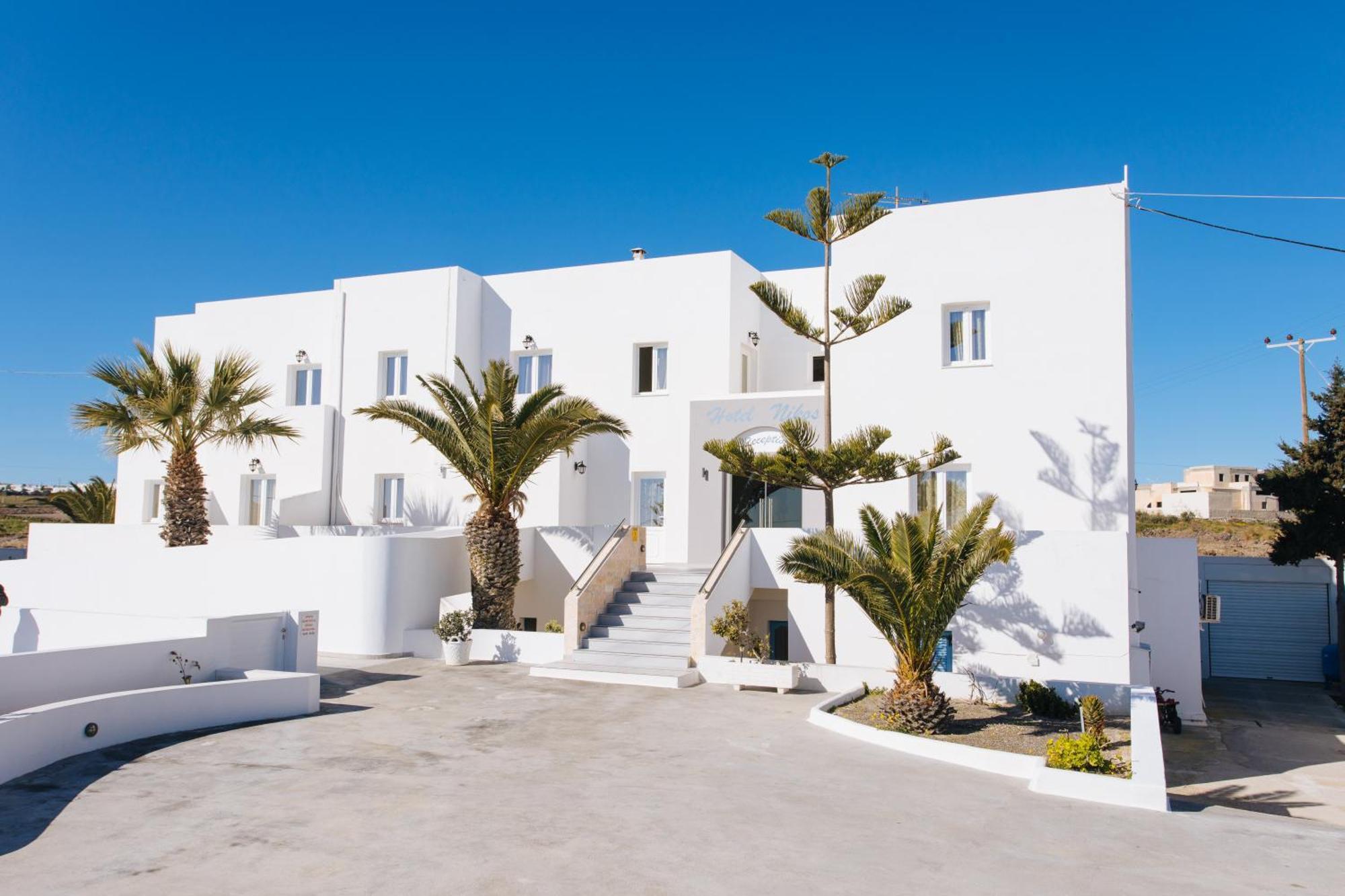 Nikos Hotel Karterados  Bagian luar foto