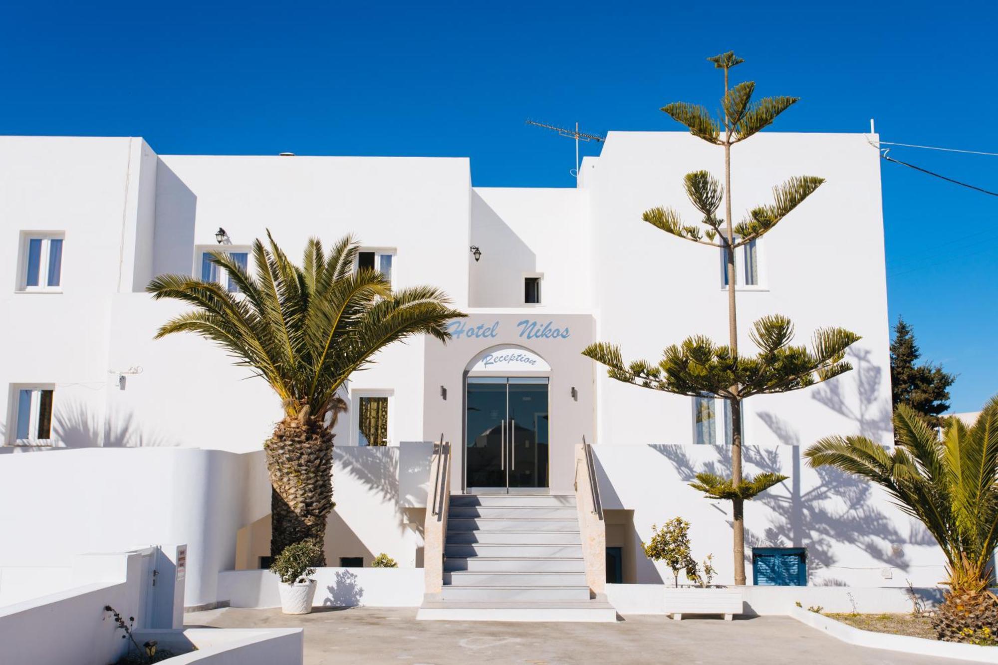 Nikos Hotel Karterados  Bagian luar foto